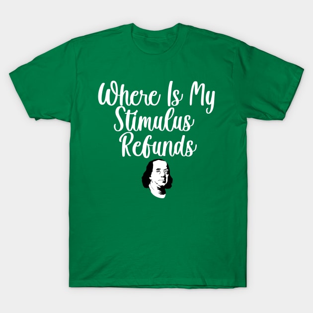 Where Is My Refunds T-Shirt by WaltTheAdobeGuy